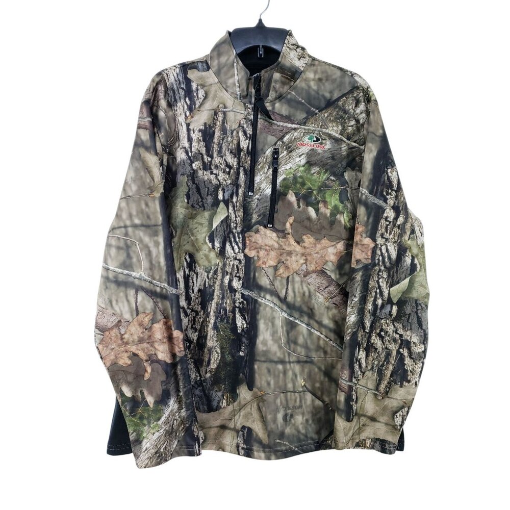Mossy Oak Fleece Half Zip Pullover Men's Size Large (42-44)